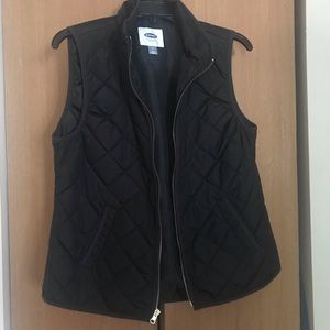 Quilt style Black Vest